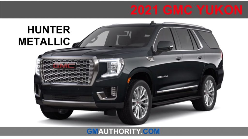 Here Are The Ten 2021 Gmc Yukon Colors Gm Authority