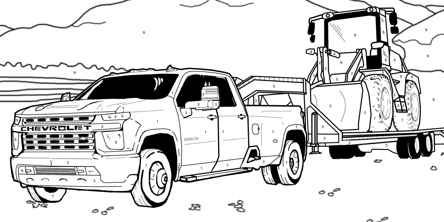 Chevrolet Releases Children S Coloring Pages Gm Authority