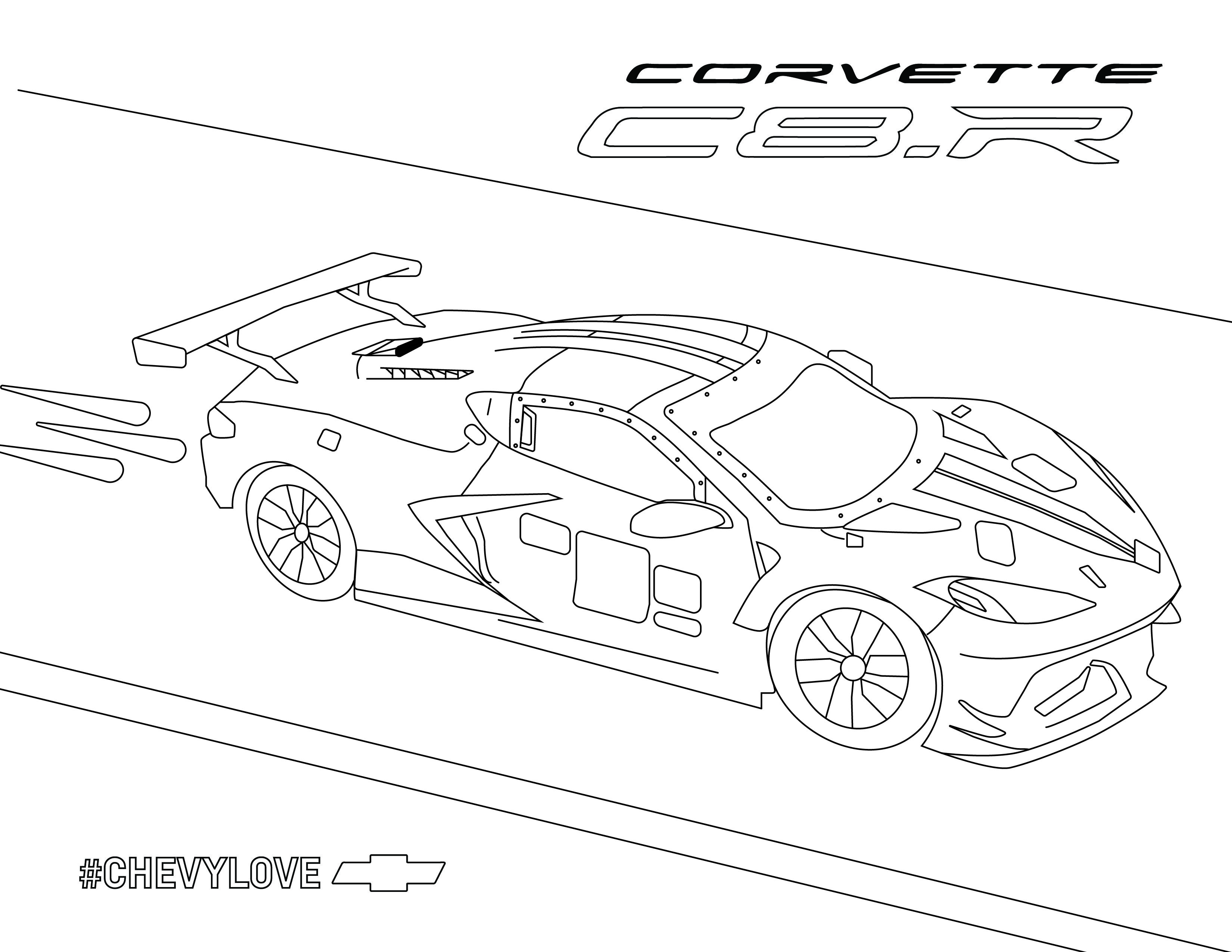 Chevrolet Releases Children S Coloring Pages Gm Authority