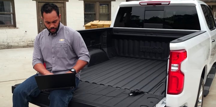 2020 chevy silverado bed tie downs