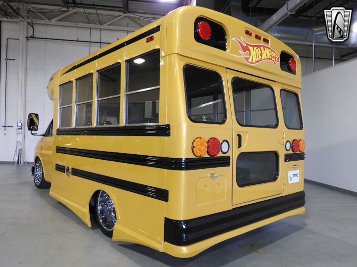 custom school bus interior