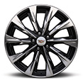 19-inch alloy wheels with Polished/Dark Android Gloss finish (SGV)