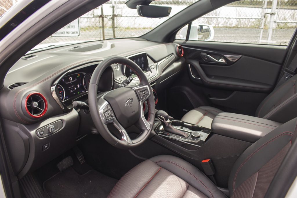 2020 Chevrolet Blazer RS interior