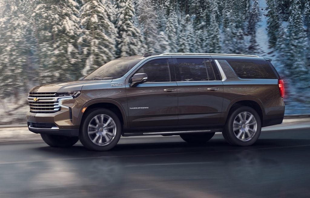 2021 Chevrolet Tahoe Suburban Still Offer 9 Passenger Cabin Gm Authority