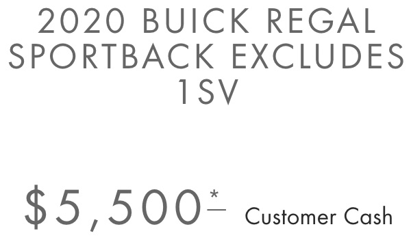 Buick Regal Sportback Discount Totals 500 May 2020 Gm Authority