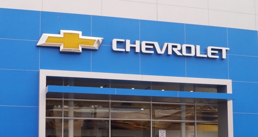 U S Auto Market Expected To Return To Normal In 2024   Chevrolet Dealer In Argentina Exterior 02 Chevrolet Logo 850x453 