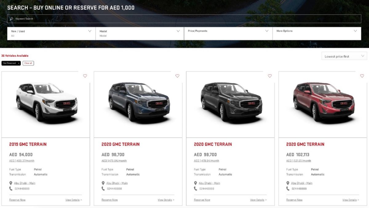 GMC Launches Shop. Click. Drive. In The Middle East | GM Authority