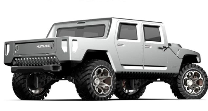 hummer h1 side view