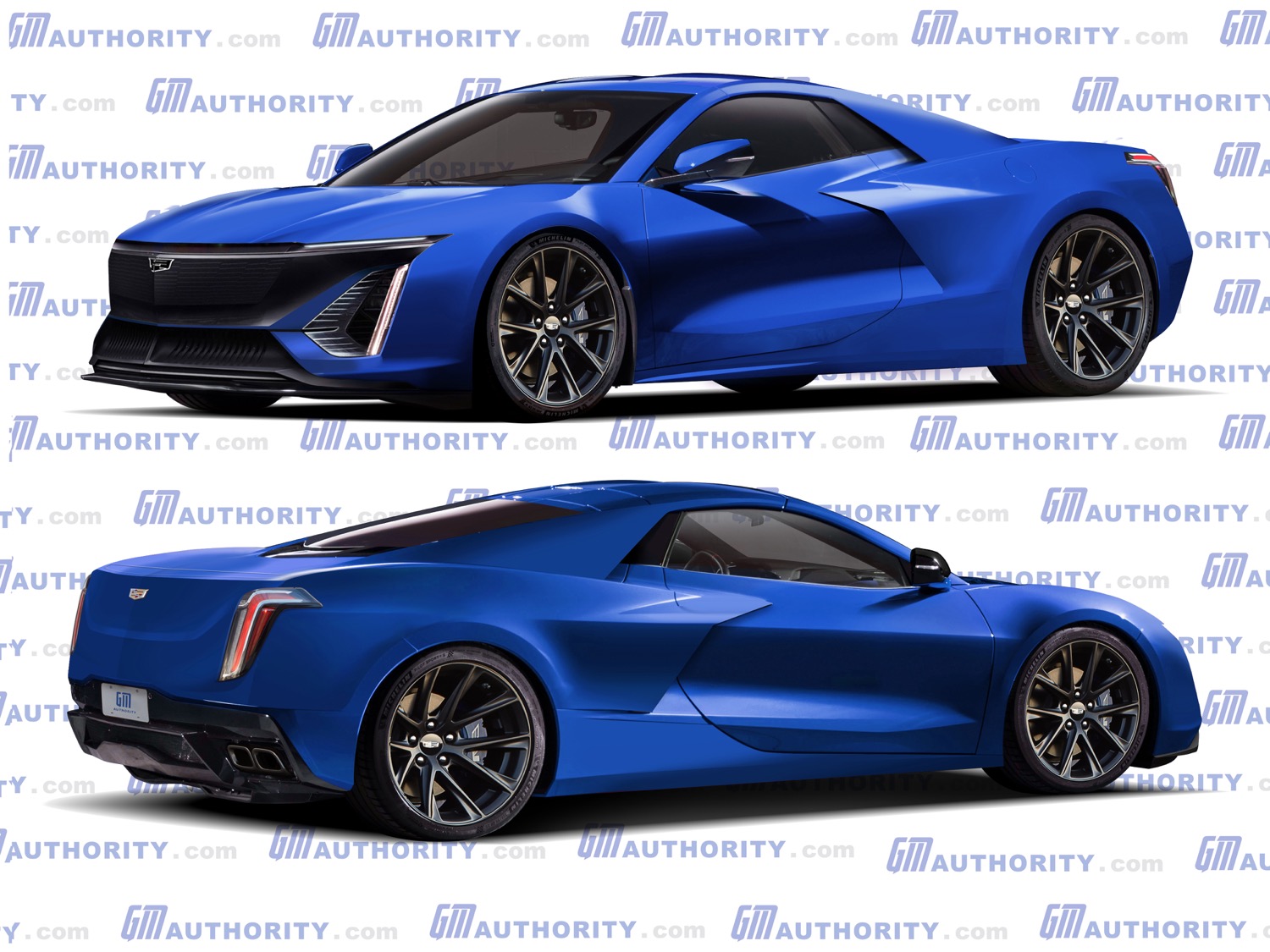 Mid Engine Cadillac Sports Car Rendered GM Authority