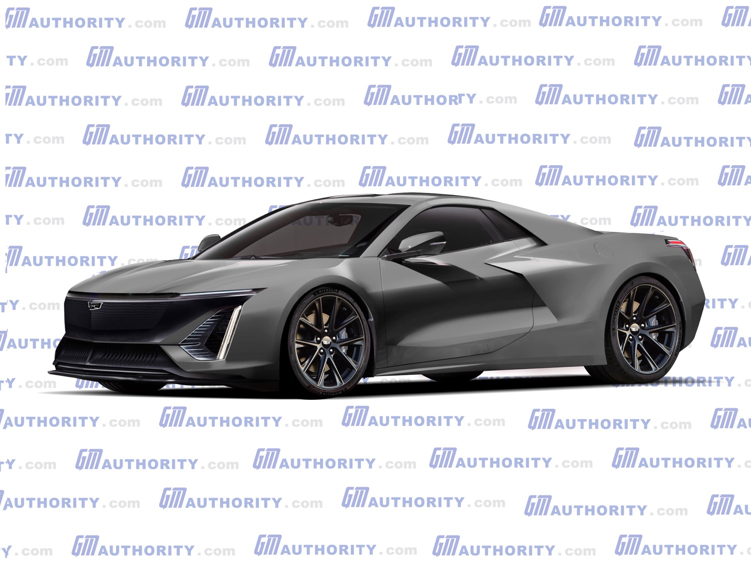 Mid-Engine Cadillac Sports Car Rendered