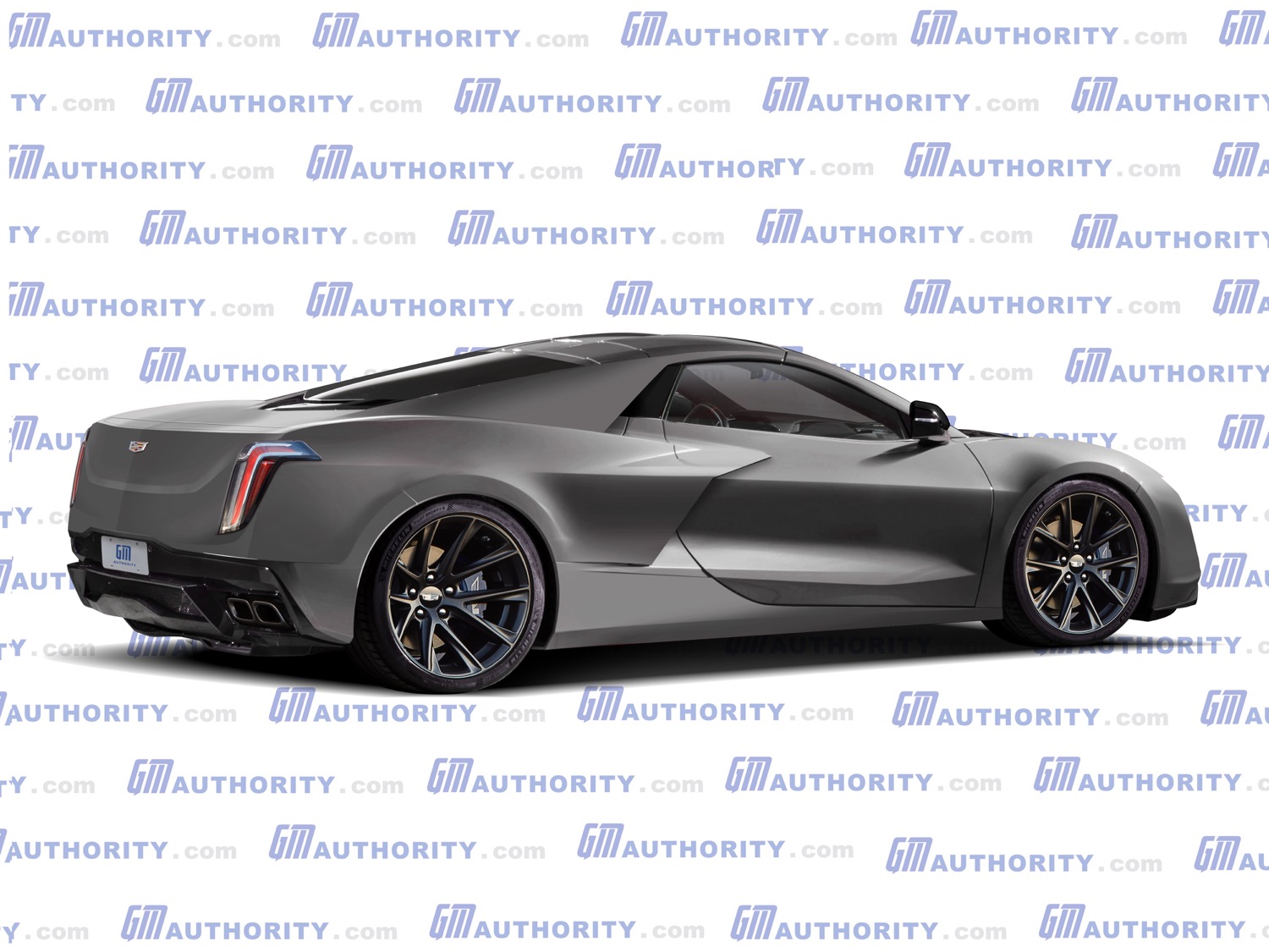 Mid-Engine Cadillac Sports Car Rendered