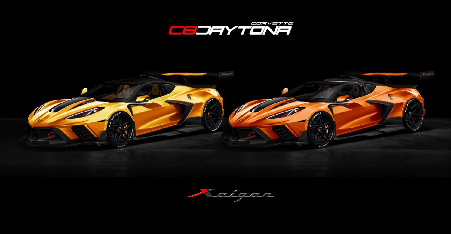 Corvette C8 Goes Extra Wide With Future Custom Body Kit