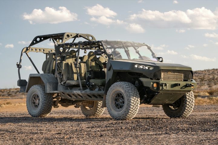 Side view of the GM Defense ISV. 