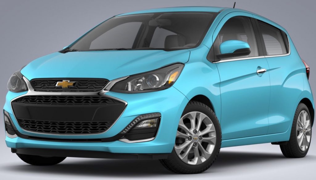 2021 Chevrolet Spark Gets New Mystic Blue Color