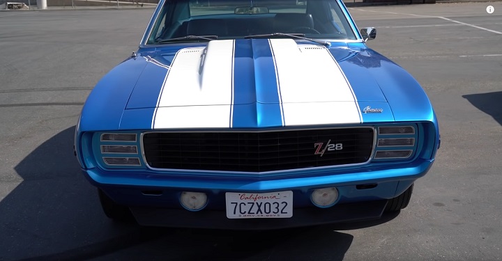 1969 camaro z28 blue