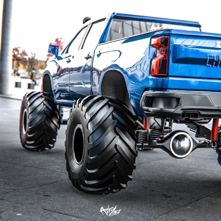 chevy silverado monster truck