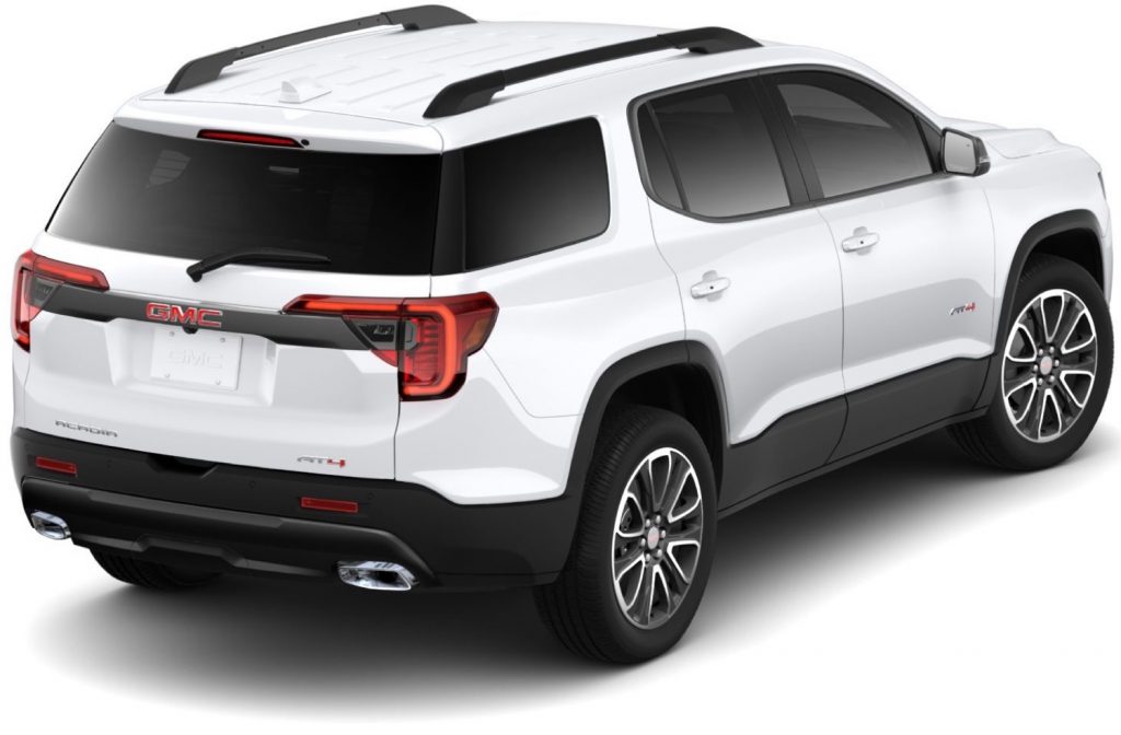 2020 GMC Acadia AT4 with optional 20-inch wheels