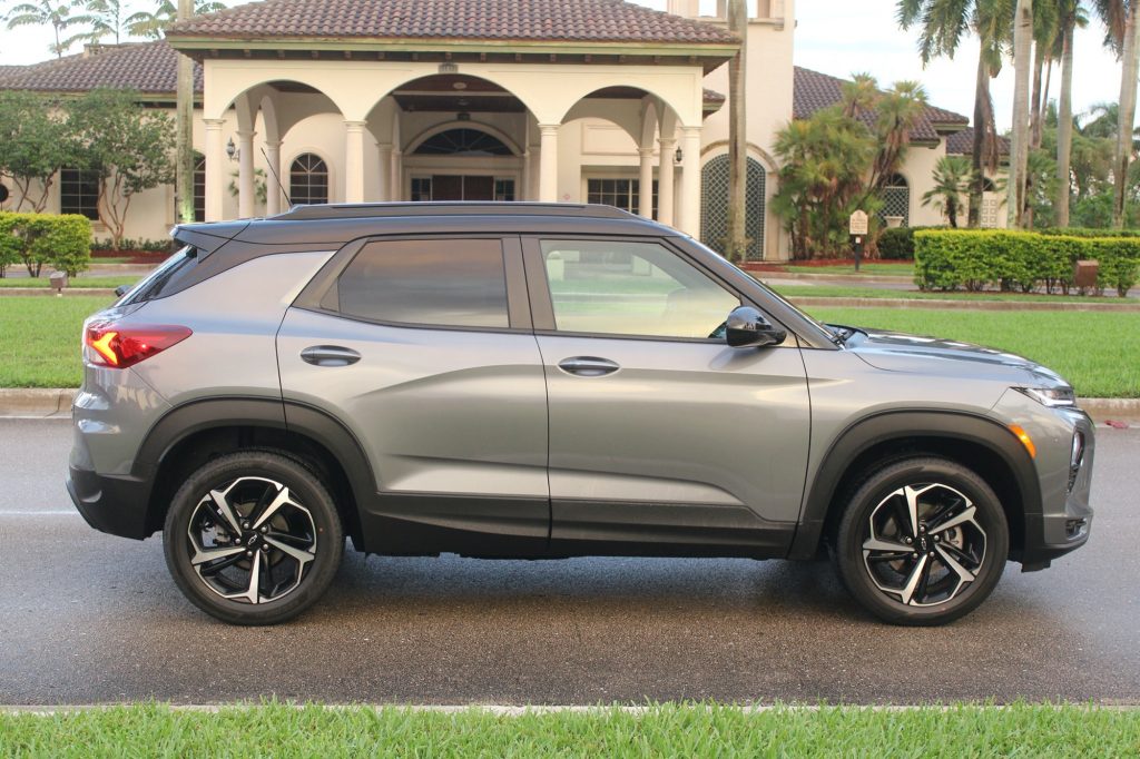 Shown here is the popular Chevy Trailblazer subcompact crossover. GM revealed a refreshed model for 2024.