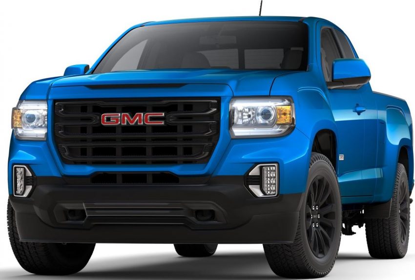2021 GMC Canyon Dynamic Blue Metallic