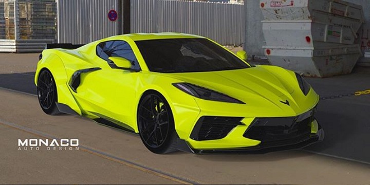 C8 Corvette Widebody Kit Rendered By Artist | GM Authority