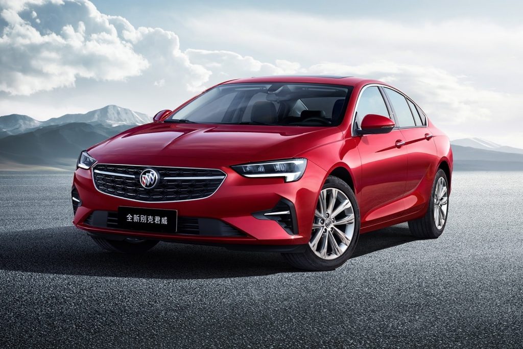 refreshed 2021 buick regal launches in china  gm authority