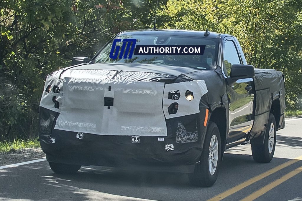 2022 Chevy Silverado Refresh Caught In Regular Cab Guise Gm Authority