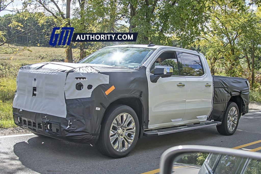 A prototype of the 2022 GMC Sierra 1500 refresh
