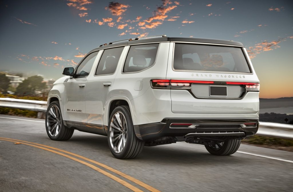 jeep grand wagoneer concept makes official debut  gm