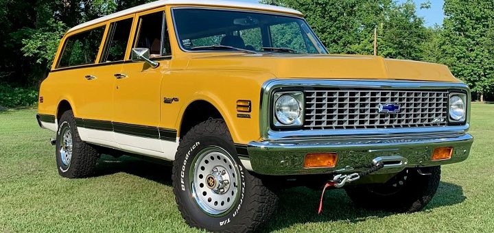 1971 chevrolet suburban z71 to be auctioned gm authority 1971 chevrolet suburban z71 to be