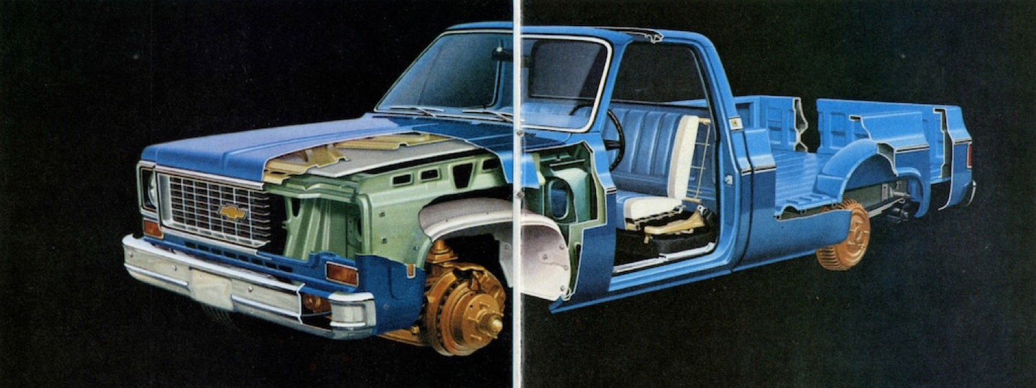 1981 Chevrolet Truck Exterior Paint Colors Dealer Sales Brochure 81 Chevy Pickup 
