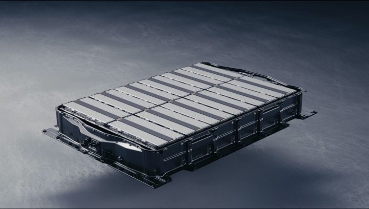 Ultium battery cells in a GM EV.