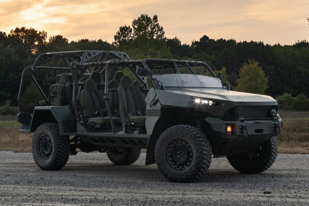 The GM Defense Infantry Squad Vehicle, or ISV.