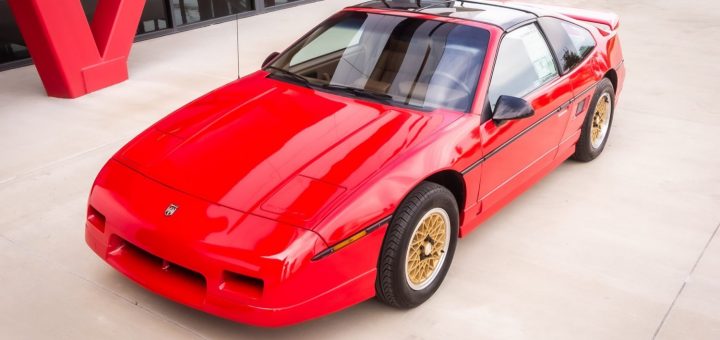 GM's original mid-engine sports car, much-improved, V6-powered Fiero GT