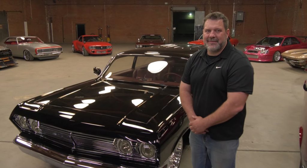 Ranweiler and his winning Chevy wagon.