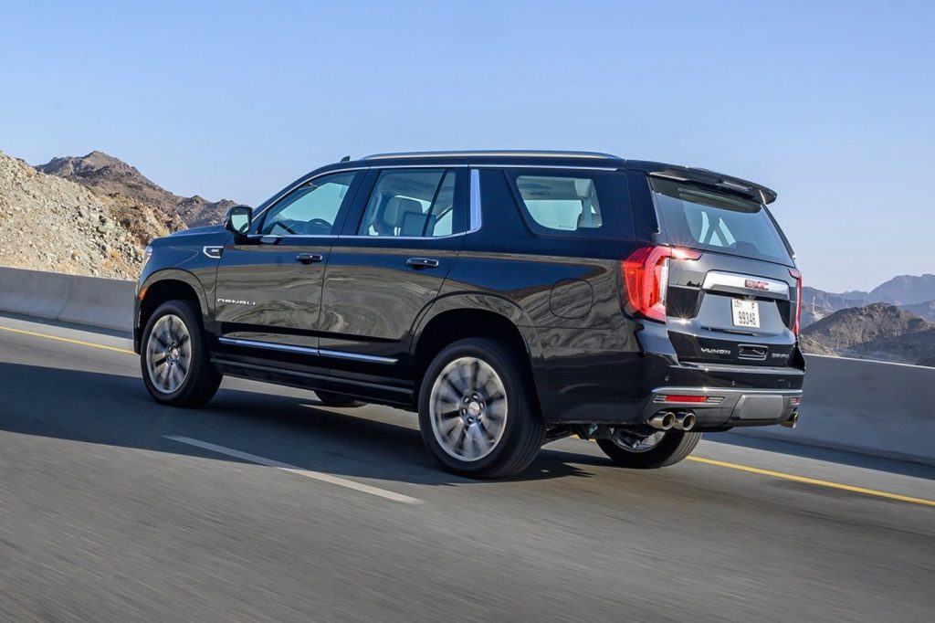 An image of the fifth-generation GMC Yukon full-size SUV.