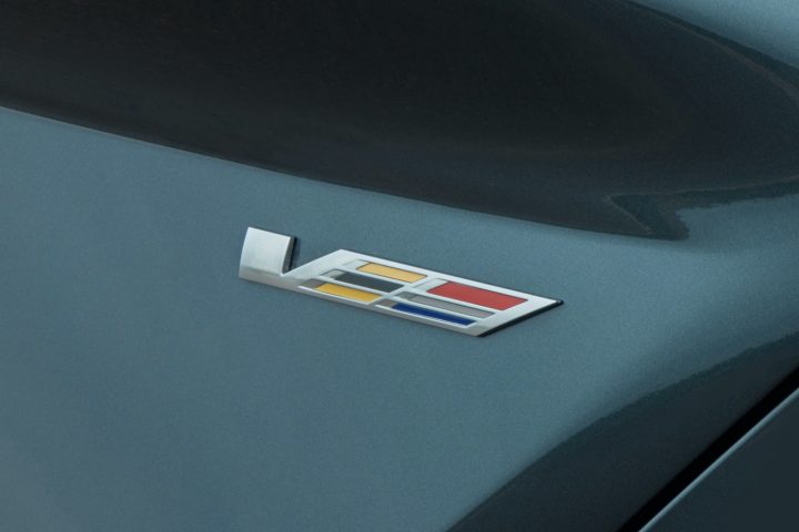 V-Series badging on the Cadillac CT4-V.