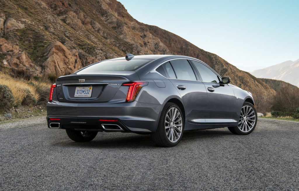 Shown here is the Cadillac CT5-V in the Premium Luxury trim level. The CT5 lineup receives a mid-cycle refresh for the 2025 model year.