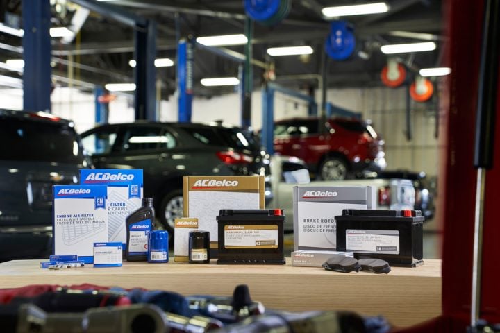 ACDelco parts for use in GM vehicles.