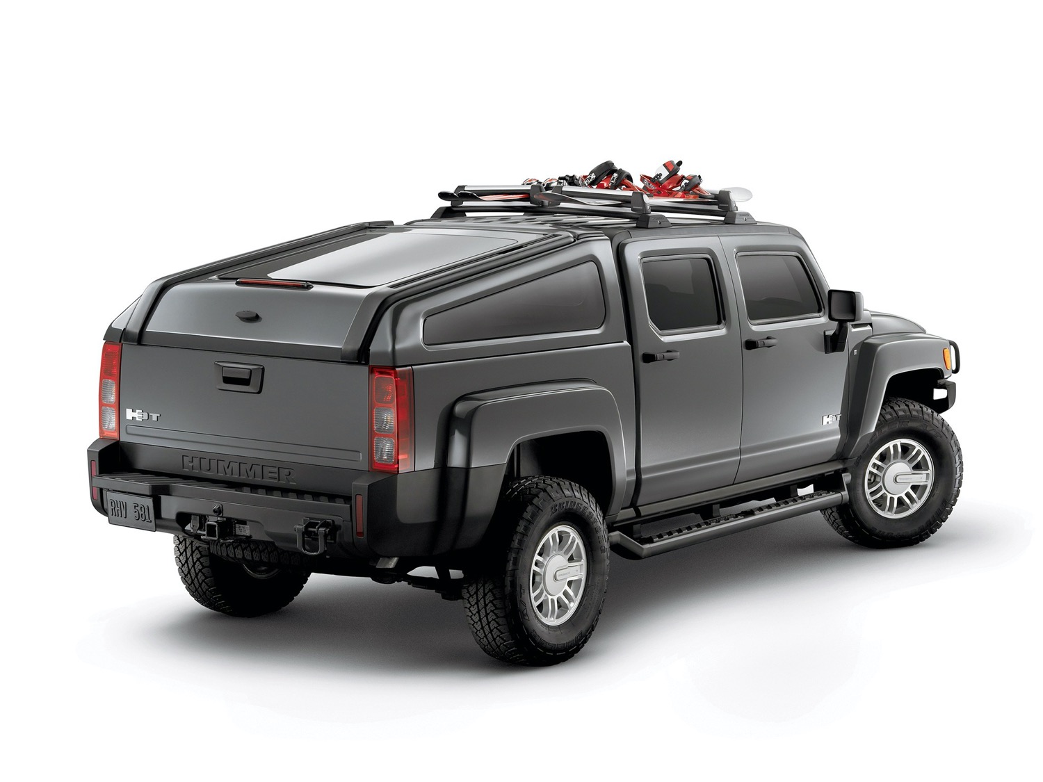 2009 Hummer H3T – Exterior 001 – Accessories – Bed Cap – Ski Roof Rack ...