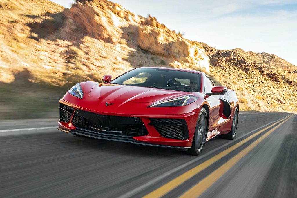 corvette stingray 2022 red