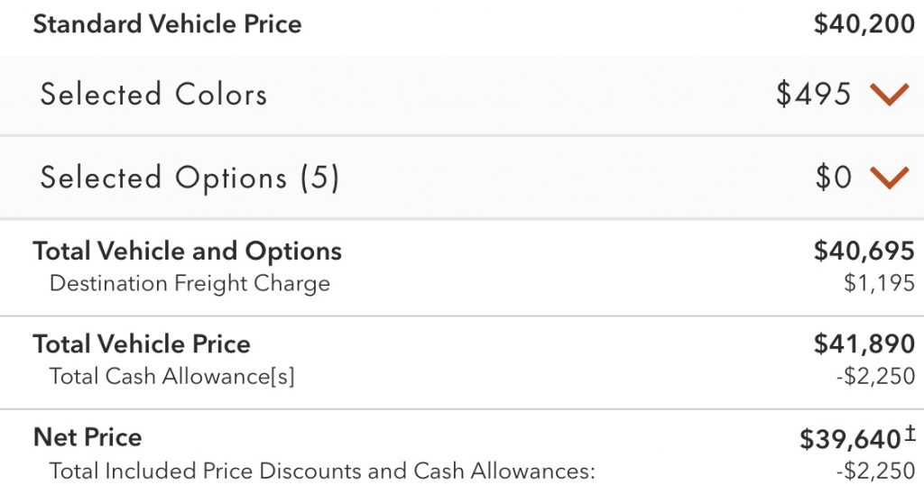 2021 Buick Envision Discount