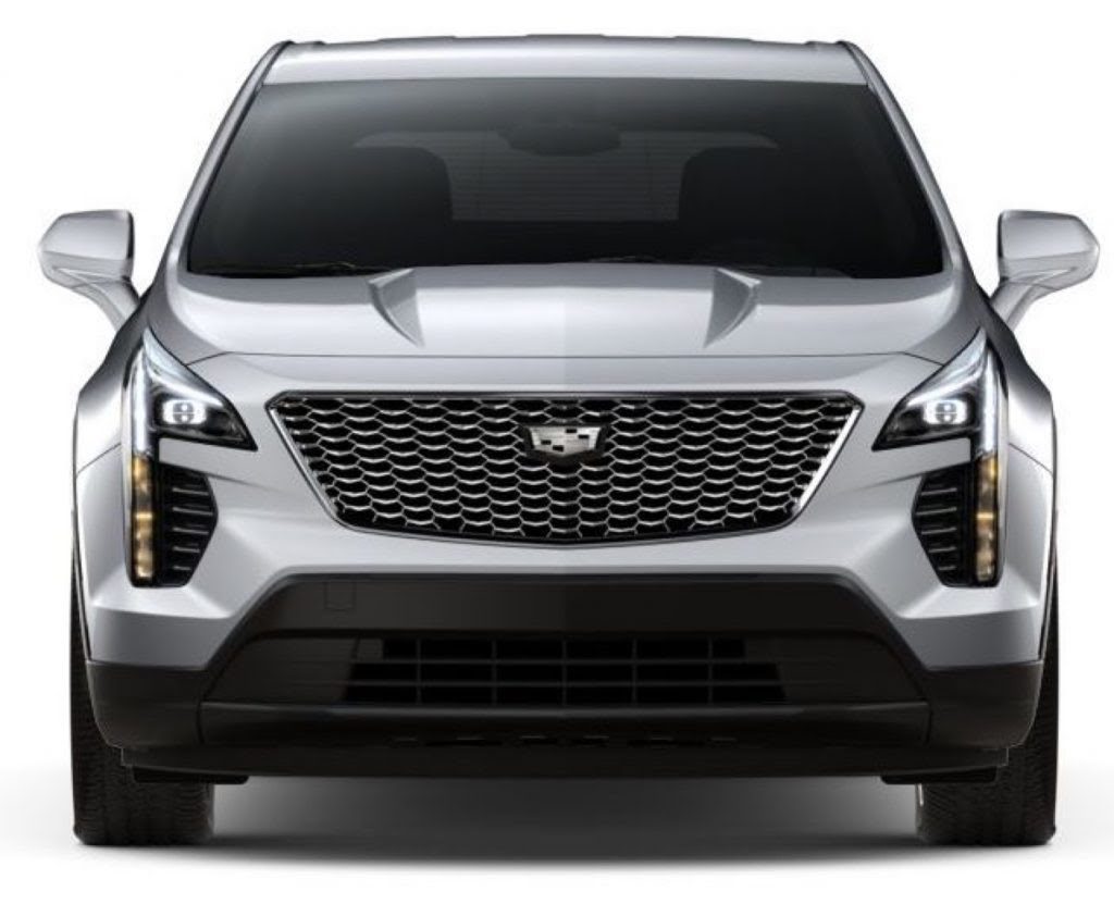 The front end of the Cadillac XT4 with the optional Radiant Package.