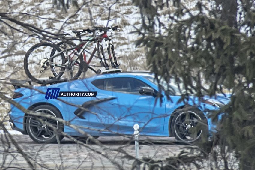 GM Is Testing SeaSucker Bike Rack On Corvette C8