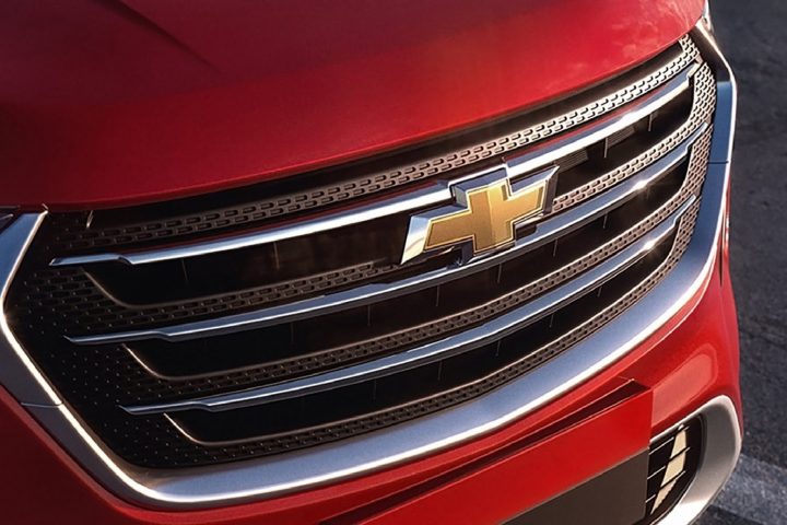 View of the current Latin American-market Chevy Groove front grille.