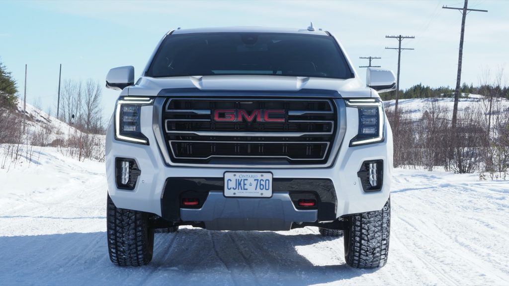 The front end of the GMC Yukon.