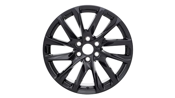 22-inch 12-Spoke Gloss Black finish alloy wheel (SSX)