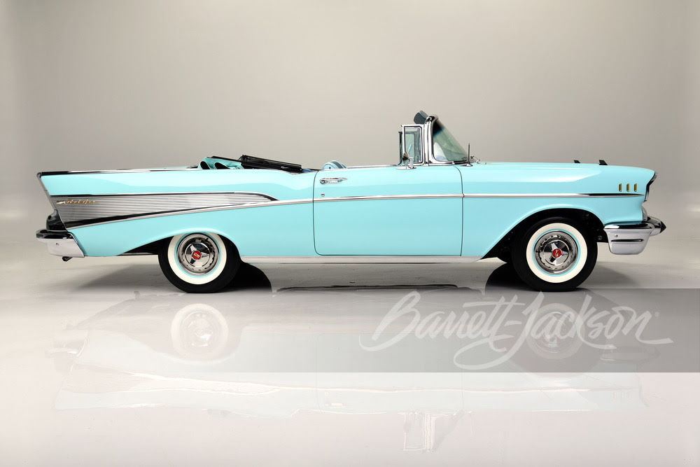 1957 Chevrolet Bel Air Convertible Heads To Auction: Video