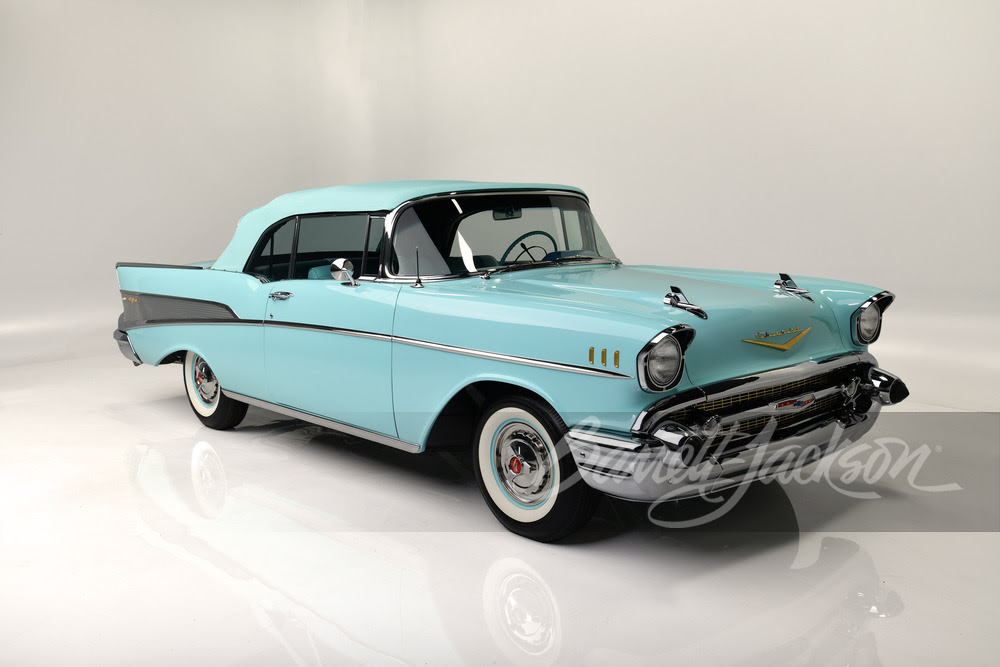 1957 Chevrolet Bel Air Convertible Heads To Auction - 1957 Chevy Belair Seat Covers
