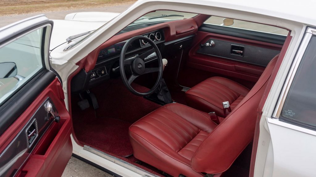 1972 Chevrolet Vega LS3 – Interior 001 – Mecum Auctions – White ...