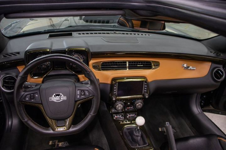 2014 Chevrolet Camaro ZL1 2 Door Convertible Dashboard Stockphoto